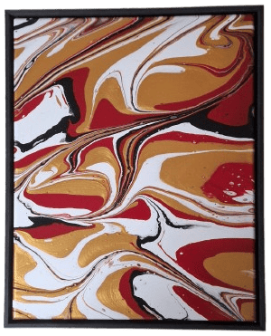 Palette de peinture colorée